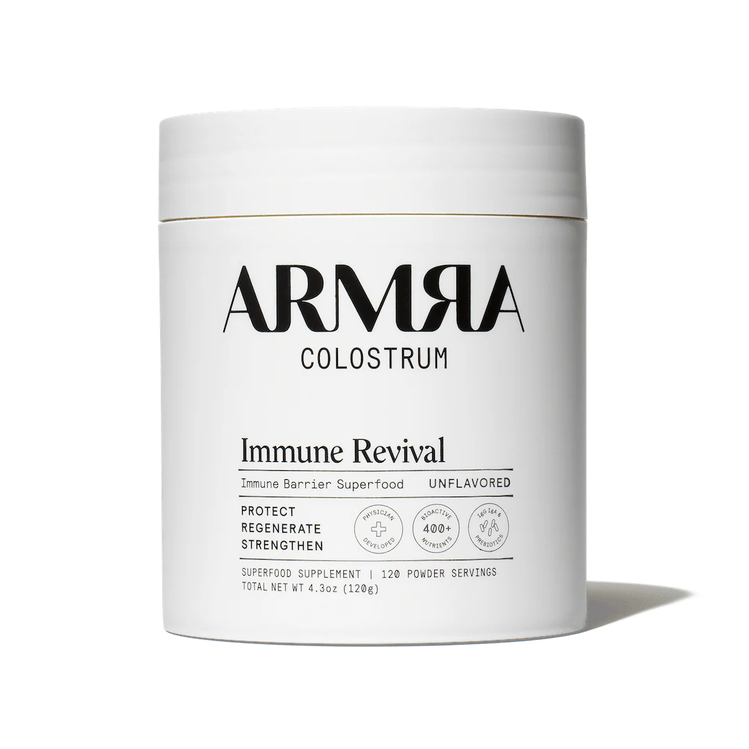 ARMRA Colostrum Powder | Unflavored | Gut Health & Bloating | Skin & Hair | Immunity | Keto, Gluten & Fat-Free | 120 Servings